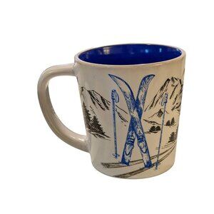 Tim Hortons Canada Limited Edition Blue Skis Winter 2018 Coffee Tea Cup Mug